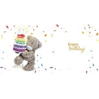 3D Holographic Birthday Cake Me to You Bear Card Extra Image 1 Preview